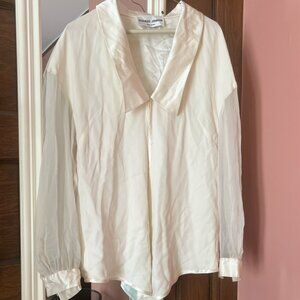 Deborah Johnson vintage silk blouse